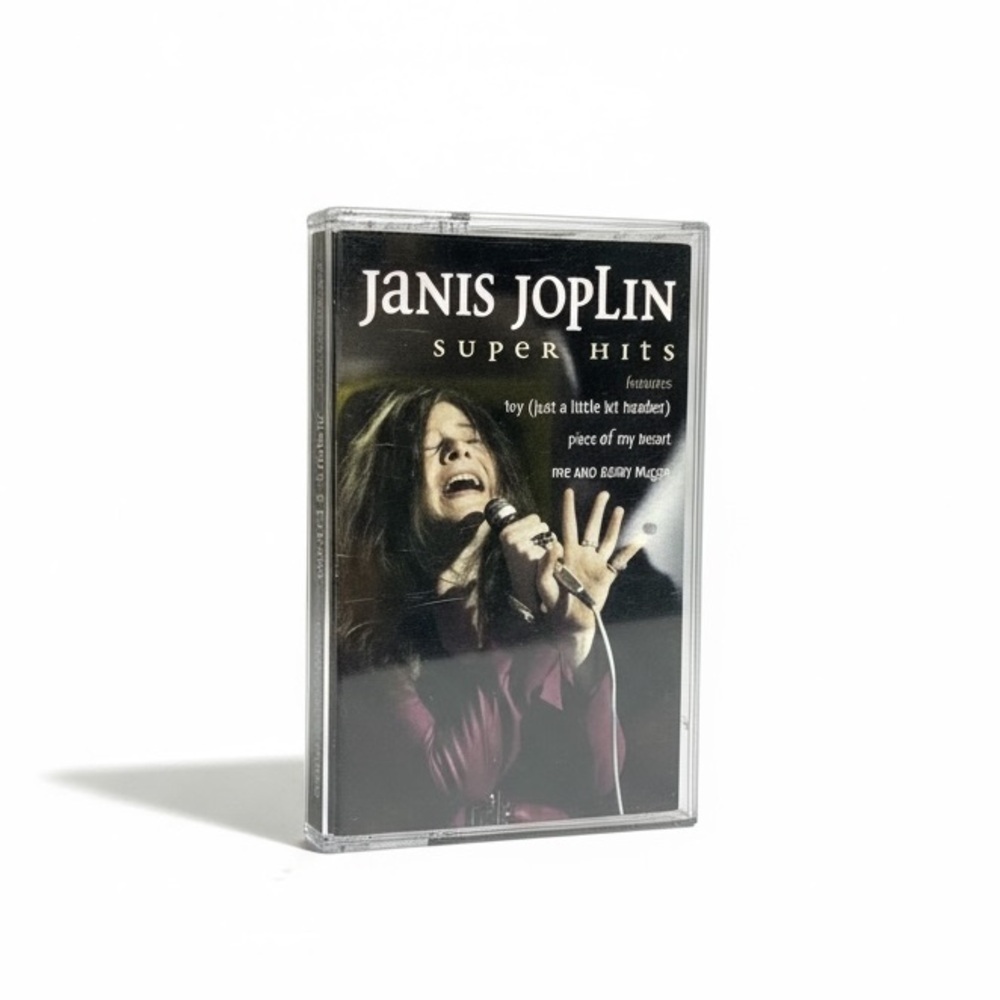 JANIS JOPLIN Super Hits Cassette tape for tape player vintage music collectible